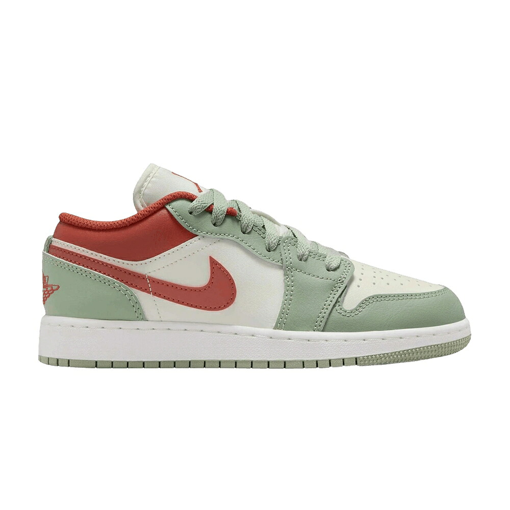 ナイキ 翡翠 ジェード ピュア プラチナム エアジョーダン 'SAIL HORIZON' ジュニア キッズ AIR JORDAN AIR JORDAN 1 LOW GS JADE / SAIL JADE HORIZON PURE PLATINUM ベビー マタニティ スニーカー