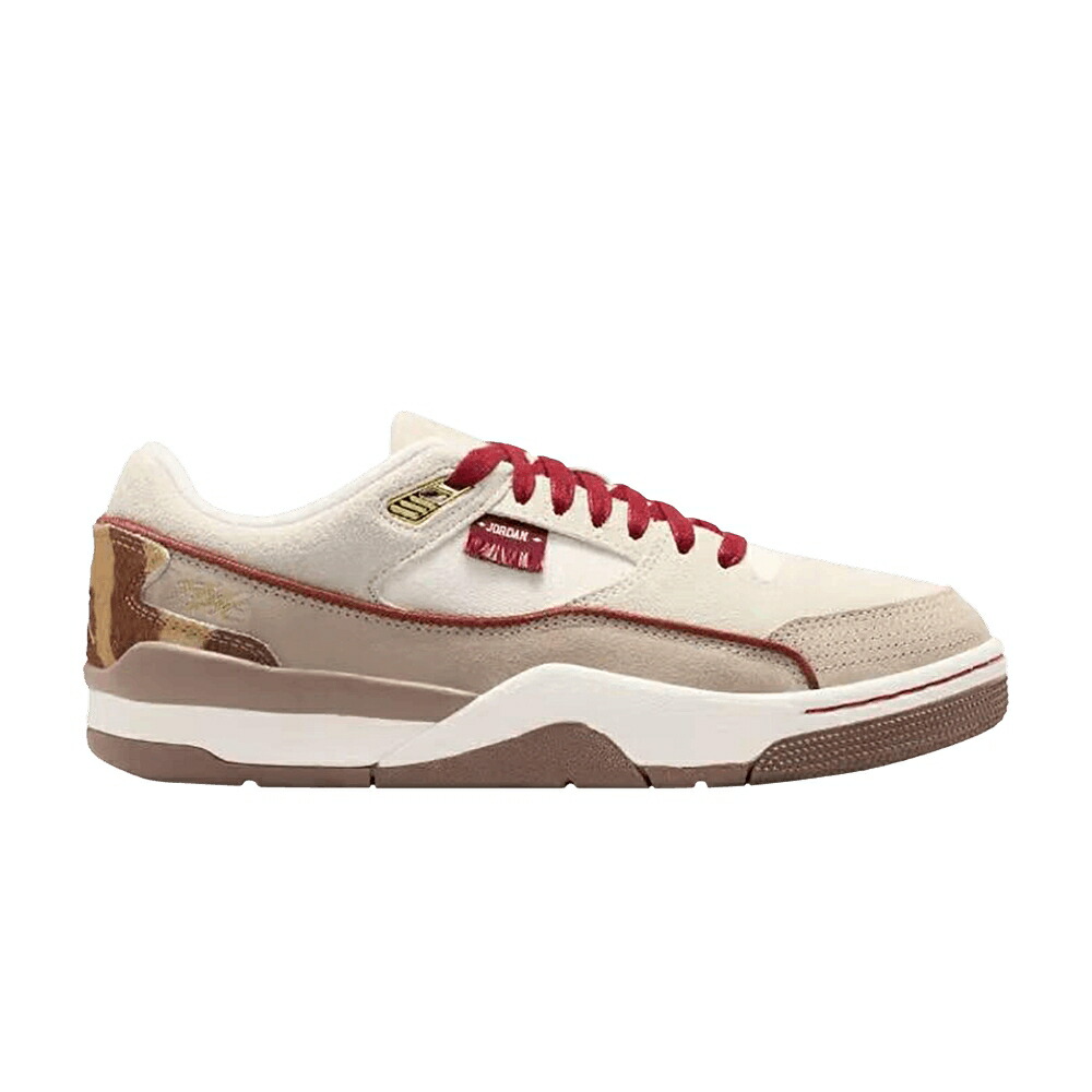 ナイキ フライト コート ゴールド エアジョーダン 'YEAR HORSE' スニーカー レディース AIR JORDAN AIR JORDAN WMNS FLIGHT COURT OF THE / SAIL METALLIC GOLD SAIL DUSTY
