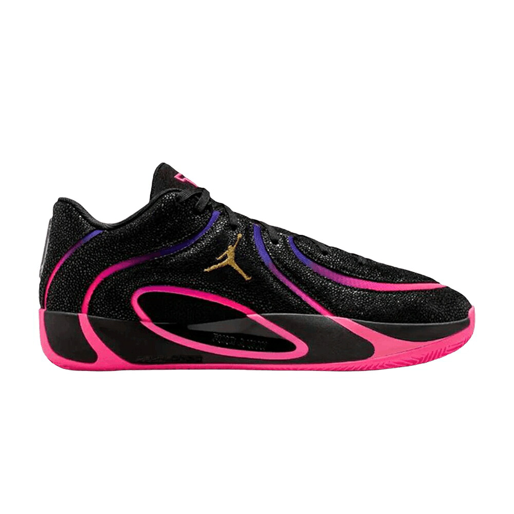 ナイキ 黒いこと 黒いこと サクラ色 紫 パープル エアジョーダン \u0027BLACK PINK\u0027 スニーカー メンズ AIR JORDAN AIR JORDAN TATUM 4 HYPER / BLACK HYPER PINK FIERCE PURPLE