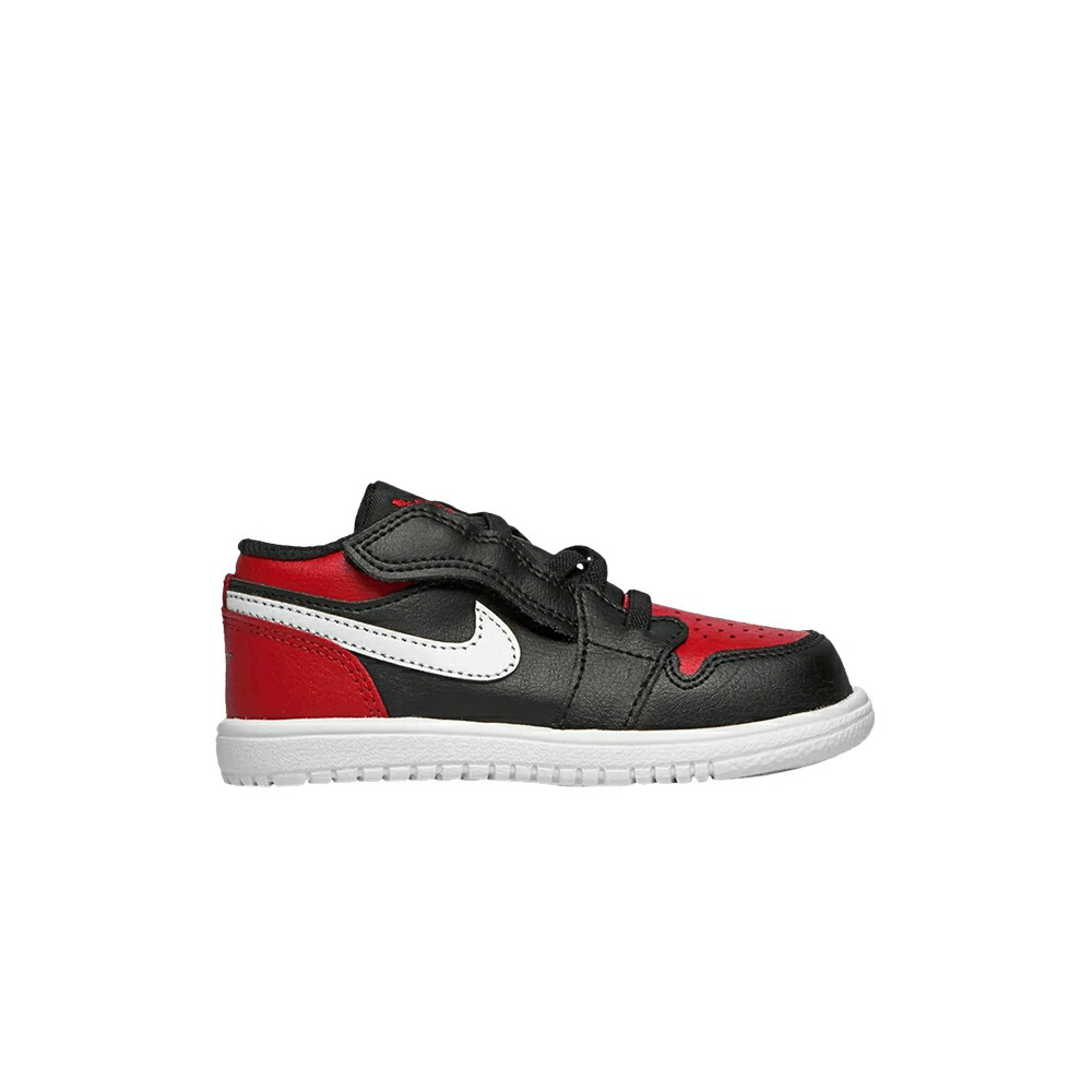 ナイキ 黒色 ブラック 白色 ホワイト 赤 レッド エアジョーダン 'ALTERNATE LOW' ベビー AIR JORDAN AIR JORDAN 1 LOW TD BRED / BLACK WHITE GYM RED