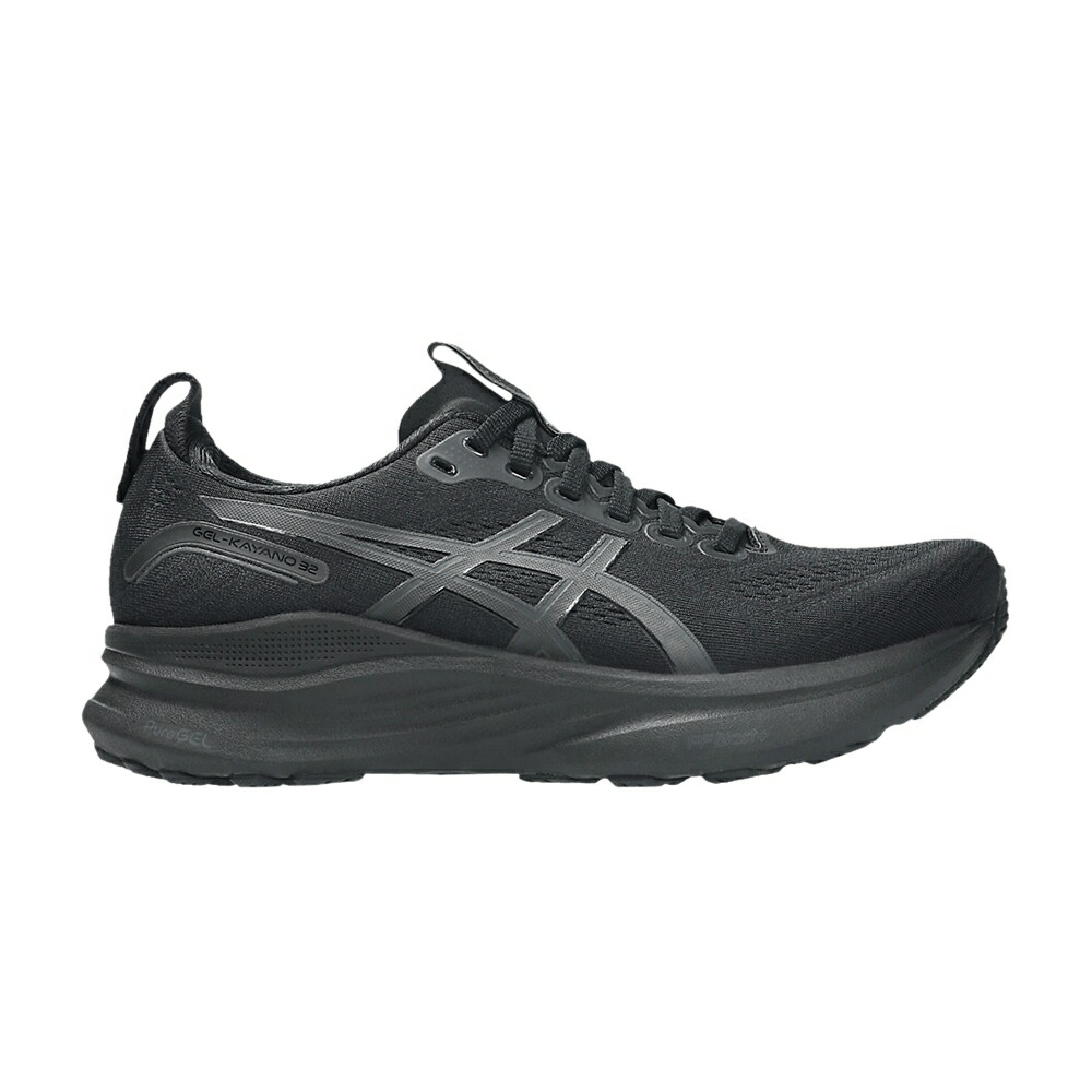 アシックス 黒色 ブラック 灰色 グレー BLACK GREY スニーカー レディース ASICS WMNS GEL KAYANO 32 WIDE GRAPHITE / BLACK GRAPHITE GREY