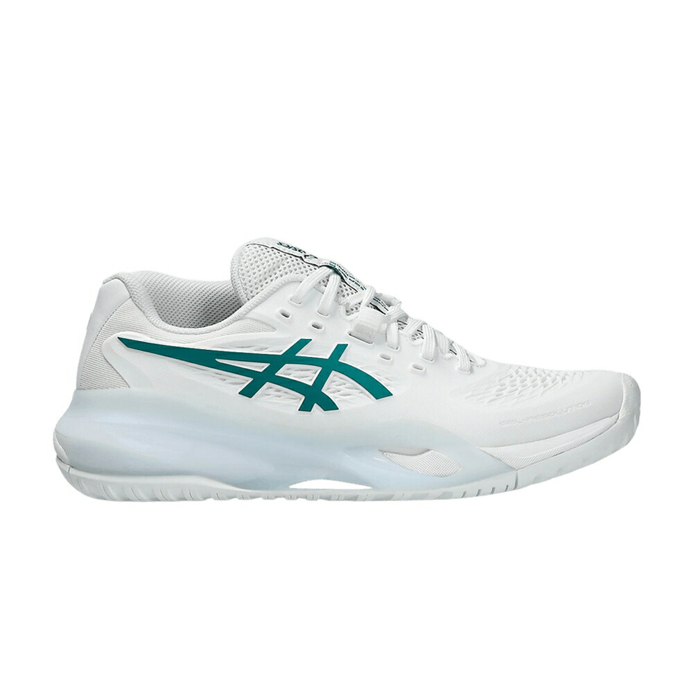 アシックス 白いこと 白いこと 緑 緑であること \u0027WHITE GREEN\u0027 スニーカー レディース ASICS WMNS GEL RESOLUTION X PITCH / WHITE PITCH GREEN