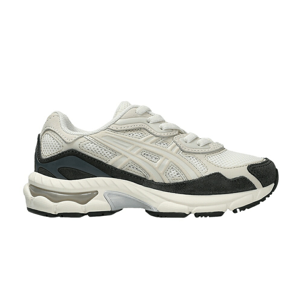 アシックス クリーム 灰色 グレー 'CREAM GREY' ジュニア キッズ ASICS GEL NYC PS SMOKE / CREAM SMOKE GREY ベビー マタニティ スニーカー