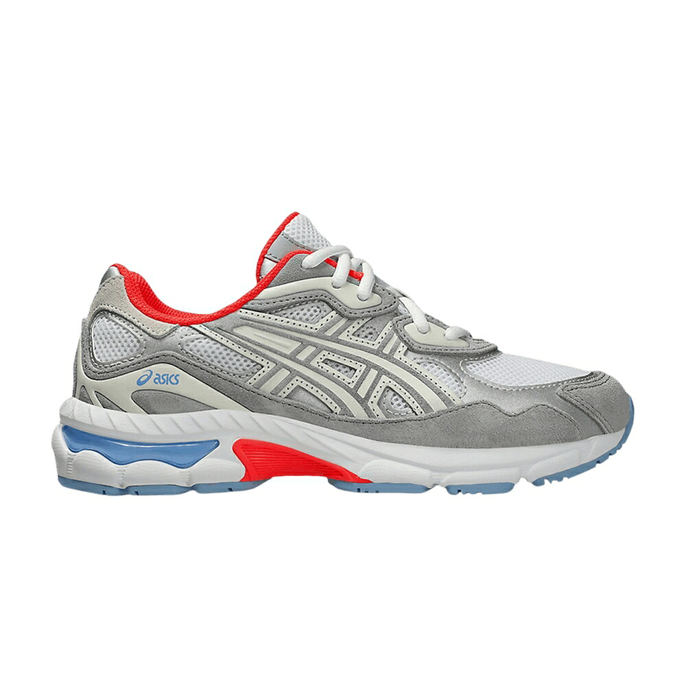 アシックス 青色 ブルー 白色 ホワイト 灰色 グレー 'WHITE RED' ジュニア キッズ ASICS GEL NYC GS PIEDMONT BLUE / WHITE PIEDMONT GREY ベビー マタニティ スニーカー|スニケス