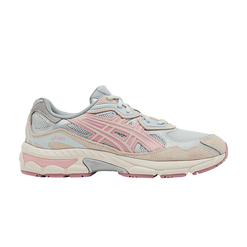 アシックス 薄墨色 薄墨色 \u0027GLACIER CONEFLOWER\u0027 お坊っちゃん キッズ ASICS GEL NYC GS GREY / GLACIER GREY CONEFLOWER もの言う花 マタニティ スニーカー