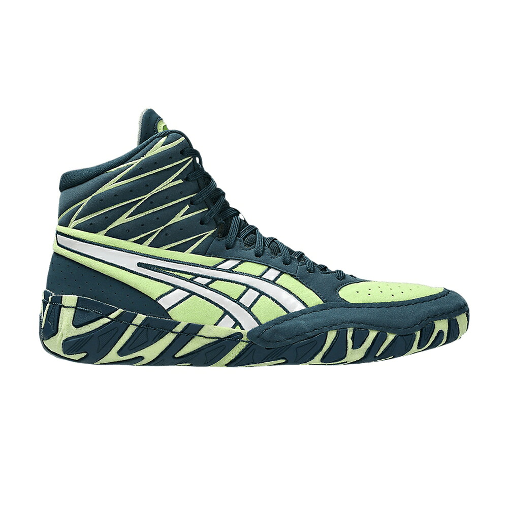 アシックス 菩提樹 緑 緑であること \u0027TRANQUIL GREEN\u0027 スニーカー メンズ ASICS AGGRESSOR 6 TEAL LIME / TRANQUIL TEAL LIME GREEN