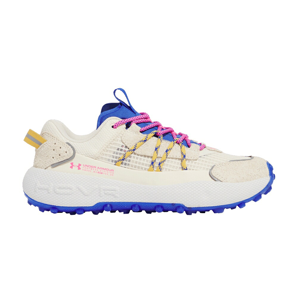 プロ チーム アイボリー ピンク アンダーアーマー 'IVORY ROYAL' スニーカー メンズ UNDER ARMOUR UNDER ARMOUR FAT TIRE PRO DUNE TEAM / IVORY DUNE TEAM ROYAL AERO PINK|スニケス