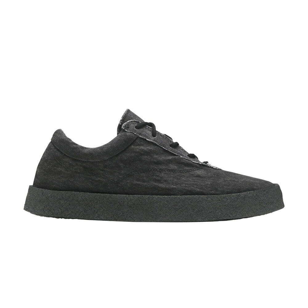 たわい無い 縮緬 靴 スニーカー \u0027GRAPHITE\u0027 メンズ YEEZY SEASON 6 WASHED CANVAS CREPE SNEAKER / GRAPHITE メンズ靴-靴-スニーカー
