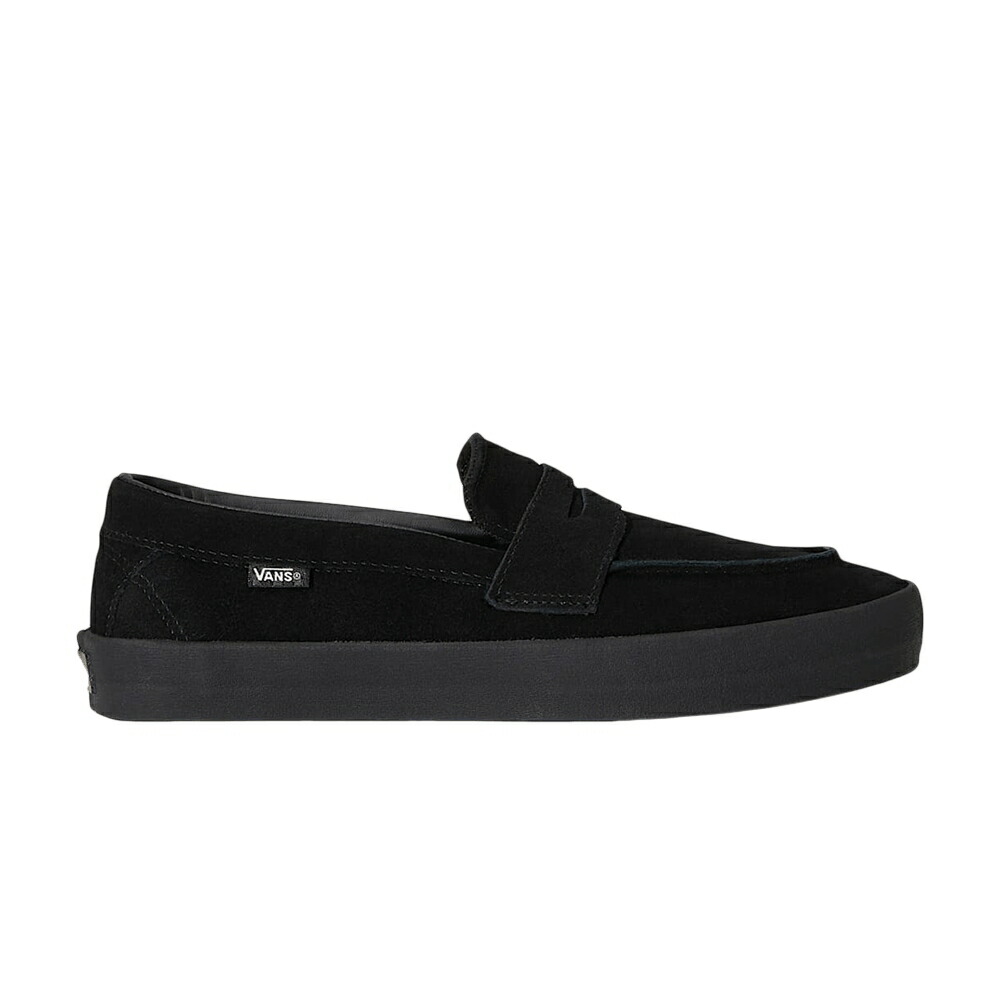 ヴァンズ バンズ 滑る 置き目毛革 スニーカー 黒いこと 黒いこと \u0027BLACK\u0027 スニーカー メンズ VANS SKATE LOAFER / BLACK
