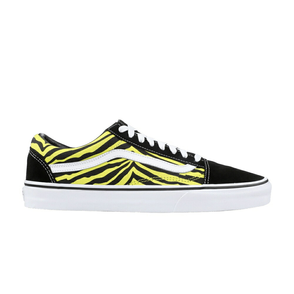 ヴァンズ バンズ 緑 グリーン オールドスクール 'ZEBRA' スニーカー メンズ VANS OLD SKOOL / GREEN SHEEN ZEBRA