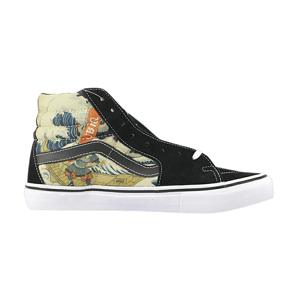 ヴァンズ バンズ スケートハイ 黒色 ブラック 白色 ホワイト 'THREE TATOO' スニーカー メンズ VANS UBIQ X SK8-HI LUX TIDES / BLACK TRUE WHITE COLORWAY 281,745円
