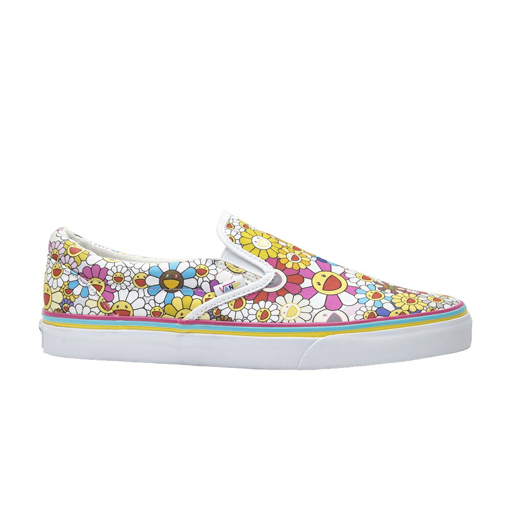 ヴァンズ バンズ クラシック スリッポン MULTI FLOWER スニーカー メンズ VANS TAKASHI MURAKAMI CLASSIC SLIP-ON LX / MULTI MULTI
