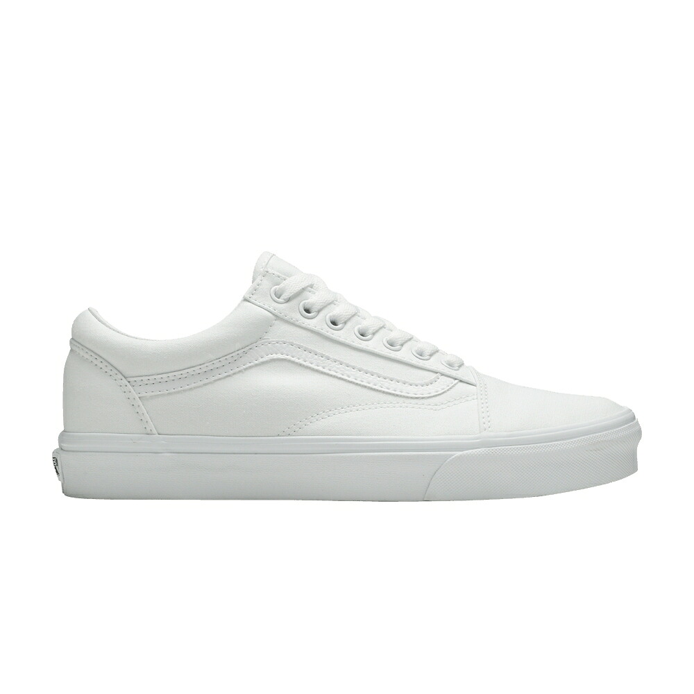 ヴァンズ バンズ 白色 ホワイト オールドスクール 'TRUE WHITE' スニーカー メンズ VANS OLD SKOOL / TRUE WHITE
