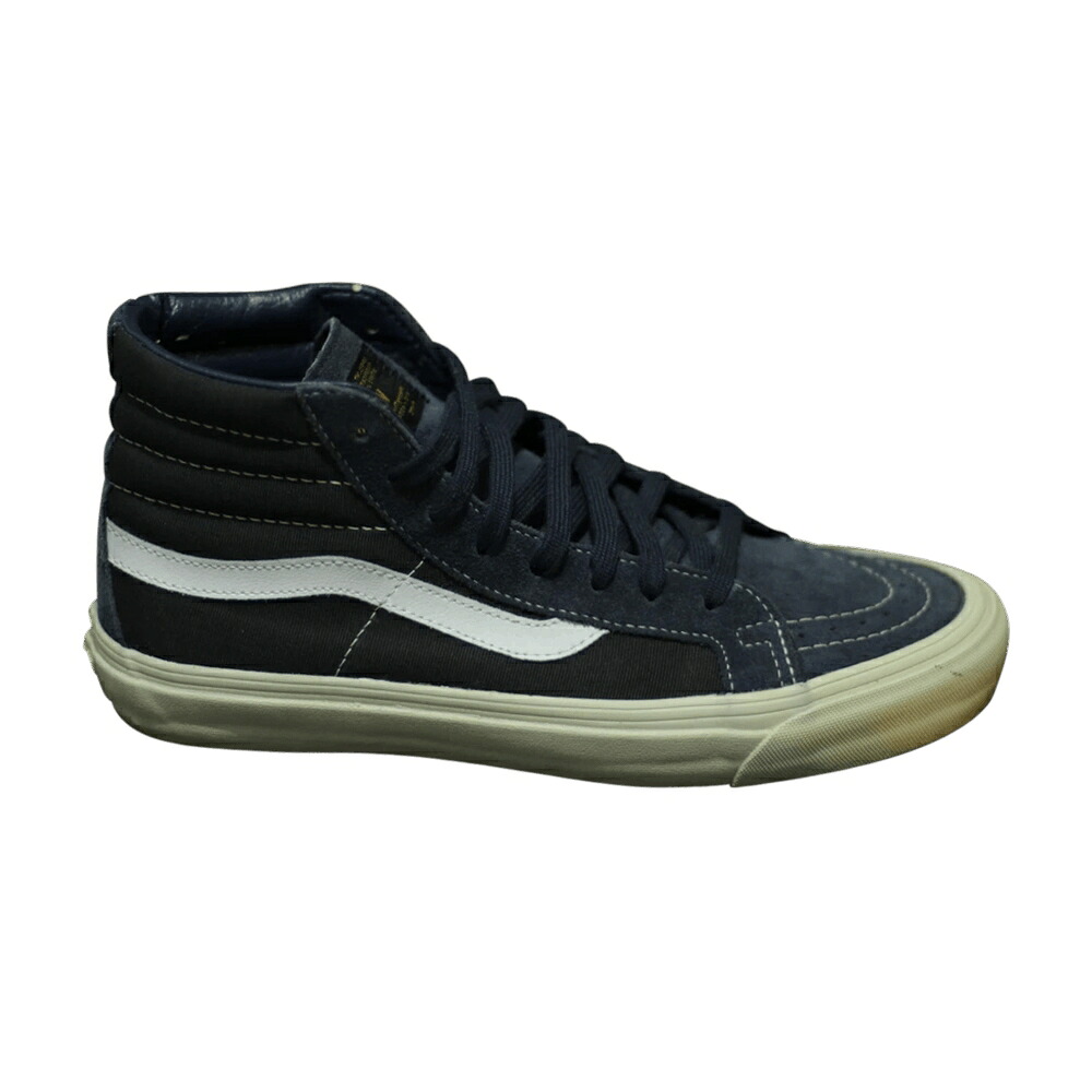 ヴァンズ バンズ ダブルタップス スケートハイ 紺色 ネイビー 白色 ホワイト 赤 レッド スニーカー メンズ VANS WTAPS OG SK8-HI LX / NAVY WHITE RED|スニケス
