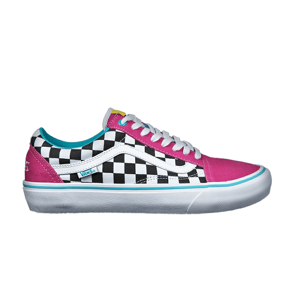 ヴァンズ バンズ プロ 青色 ブルー ピンク 白色 ホワイト オールドスクール 'GOLF WANG' スニーカー メンズ VANS OLD SKOOL PRO / BLUE PINK WHITE