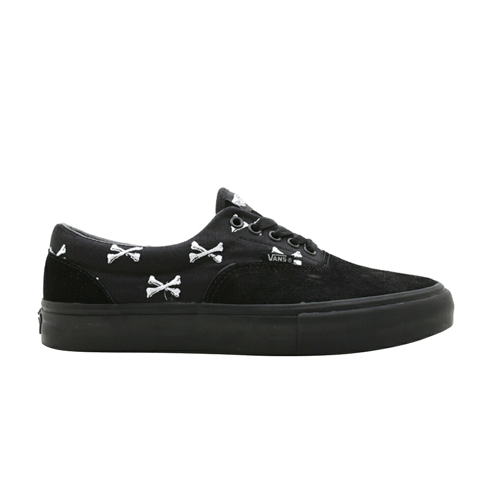 ヴァンズ バンズ ダブルタップス 黒いこと 黒いこと \u0027CROSSBONES\u0027 スニーカー メンズ VANS WTAPS X ERA S / WTAPS CROSSBONES BLACK メンズ靴-靴