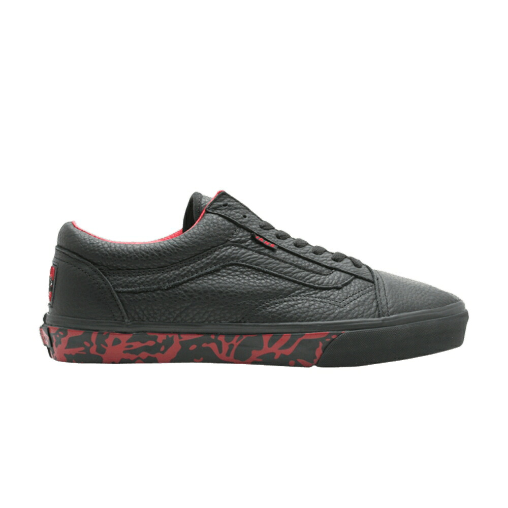 ヴァンズ バンズ 黒いこと 黒いこと 年寄りの学園 \u0027SLAYER\u0027 スニーカー メンズ VANS OLD SKOOL / SLAYER BLACK FORMULA ONE 靴-メンズ靴