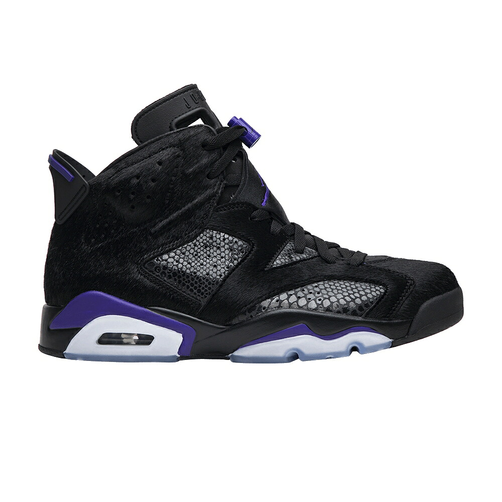 ナイキ 黒いこと 黒いこと 調和 コン吊りひも エアジョーダン \u0027PONY HAIR\u0027 スニーカー メンズ AIR JORDAN SOCIAL STATUS X AIR JORDAN 6 RETRO / BLACK DARK CONCORD