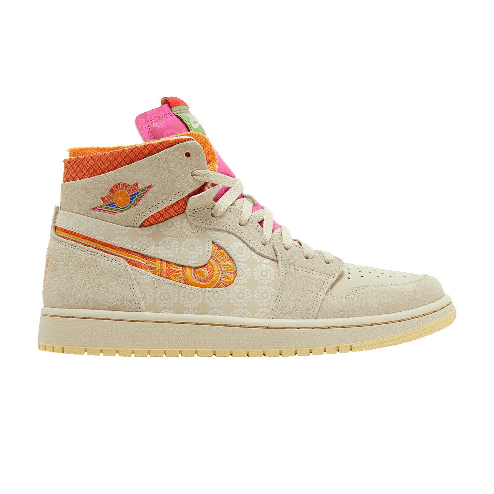 ナイキ ハイ ズーム エアジョーダン OMOS FAMILIA スニーカー メンズ AIR JORDAN AIR JORDAN 1 HIGH ZOOM COMFORT / RATTAN KUMQUAT LEMON WASH