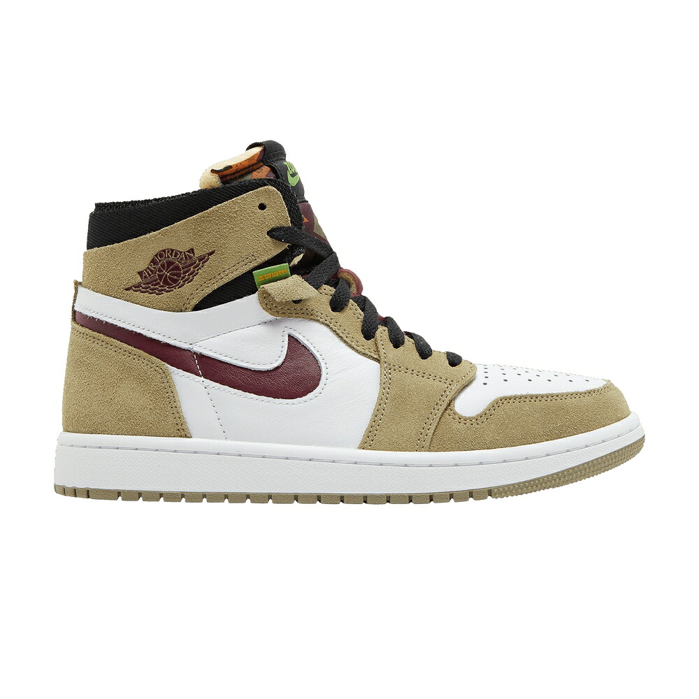ナイキ 望遠レンズ オリーブ 赤 赤いこと エアジョーダン \u0027NEUTRAL CHERRYWOOD\u0027 スニーカー メンズ AIR JORDAN AIR JORDAN 1 ZOOM COMFORT OLIVE / NEUTRAL OLIVE CHERRYWOOD RED