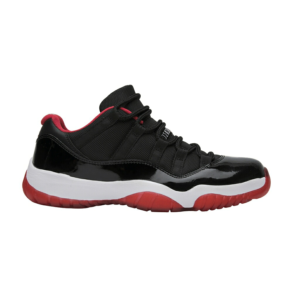 ナイキ 黒色 ブラック 赤 レッド 白色 ホワイト エアジョーダン 'BRED' スニーカー メンズ AIR JORDAN AIR JORDAN 11 RETRO LOW 2015 / BLACK TRUE RED WHITE|スニケス