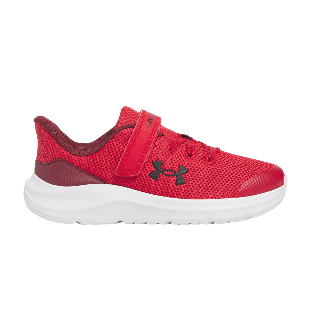 赤 レッド カーディナル 黒色 ブラック アンダーアーマー 'RED CARDINAL' ジュニア キッズ UNDER ARMOUR UNDER ARMOUR PURSUIT 4 AC PS / RED CARDINAL BLACK ベビー マタニティ スニーカー|スニケス