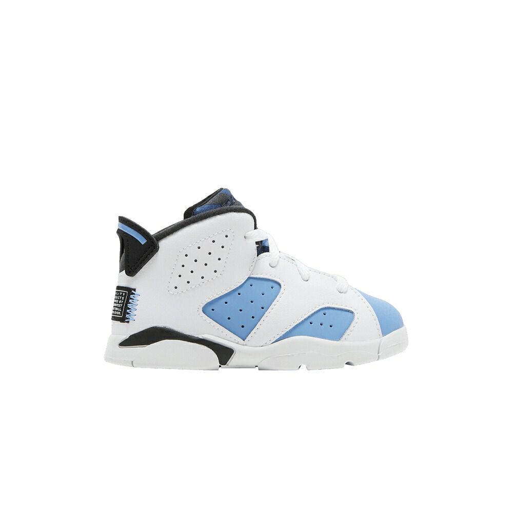 ナイキ 青色 ブルー 白色 ホワイト カレッジ エアジョーダン 'UNC HOME' ベビー AIR JORDAN AIR JORDAN 6 RETRO TD / UNIVERSITY BLUE WHITE COLLEGE