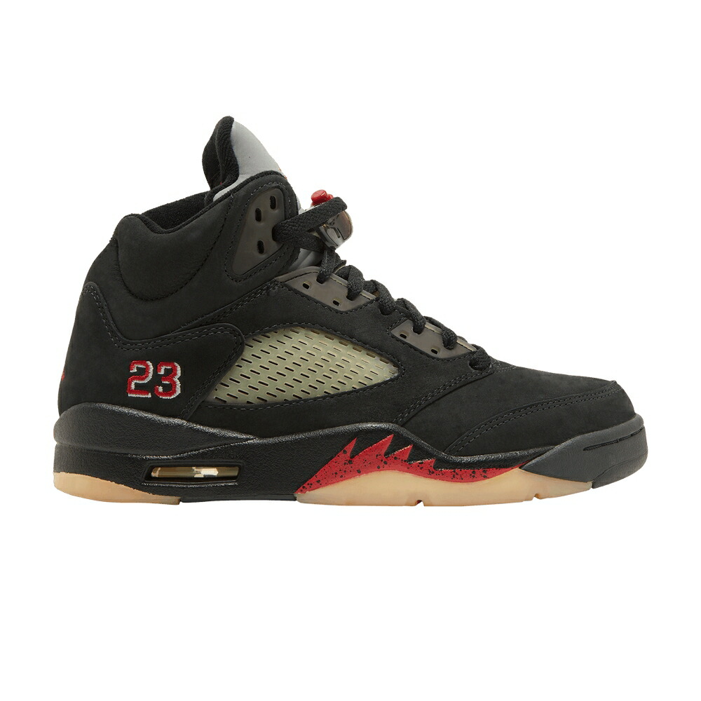ナイキ ゴアテックス ファイア 赤 レッド 黒色 ブラック エアジョーダン 'OFFNOIR' スニーカー レディース AIR JORDAN WMNS AIR JORDAN 5 RETRO GORE-TEX 'OFF-NOIR' / OFF NOIR FIRE RED BLACK MUSLIN|スニケス