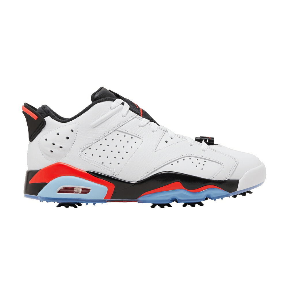 ナイキ ゴルフ 白いこと 白いこと 黒いこと 黒いこと エアジョーダン \u0027WHITE INFRARED\u0027 スニーカー メンズ AIR JORDAN AIR JORDAN 6 RETRO LOW GOLF / WHITE INFRARED 23 BLACK