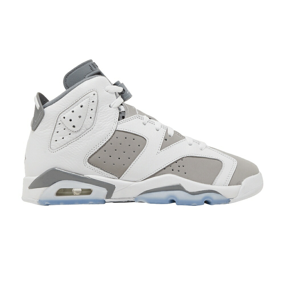 ナイキ 白色 ホワイト 灰色 グレー クール エアジョーダン COOL GREY ジュニア キッズ AIR JORDAN AIR JORDAN 6 RETRO GS / WHITE MEDIUM GREY COOL GREY ベビー マタニティ スニーカー