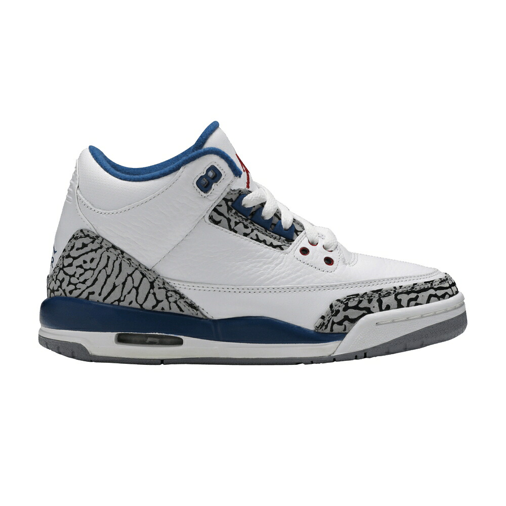 ナイキ 白いこと 白いこと 青味 青み エアジョーダン \u0027TRUE BLUE\u0027 御坊っちゃん キッズ AIR JORDAN AIR JORDAN 3 RETRO GS 2011 / WHITE TRUE BLUE もの言う花 マタニティ スニーカー