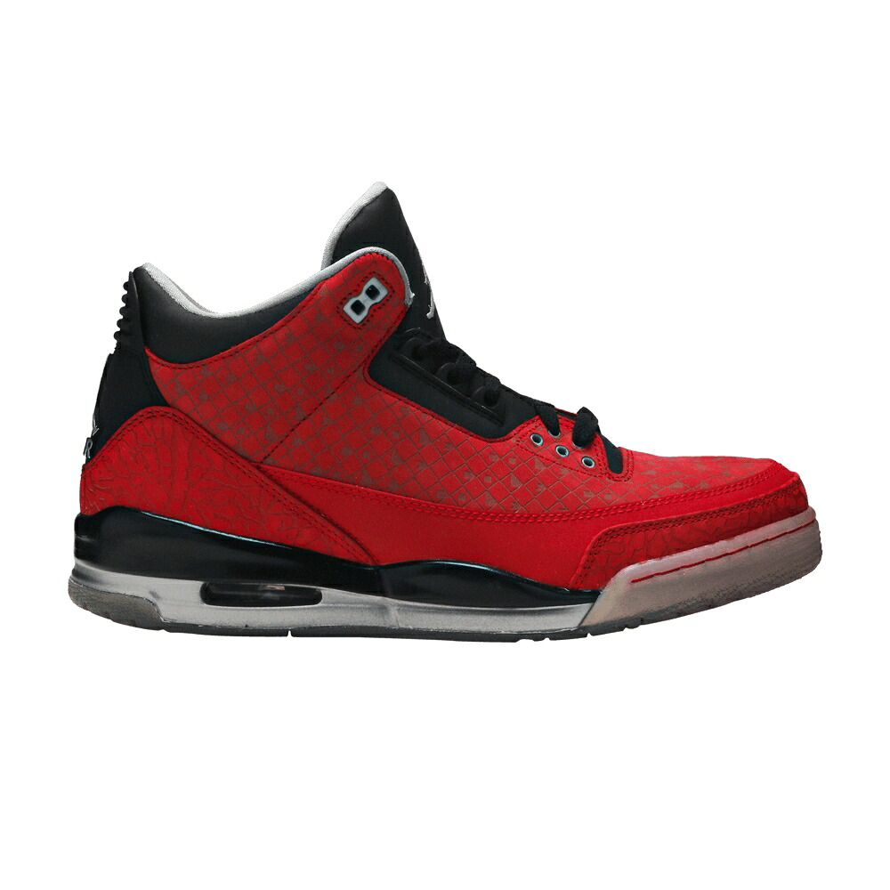 ナイキ 赤 レッド 銀色 シルバー エアジョーダン 'DOERNBECHER' スニーカー メンズ AIR JORDAN AIR JORDAN 3 RETRO 2010 / VARSITY RED METALLIC SILVER