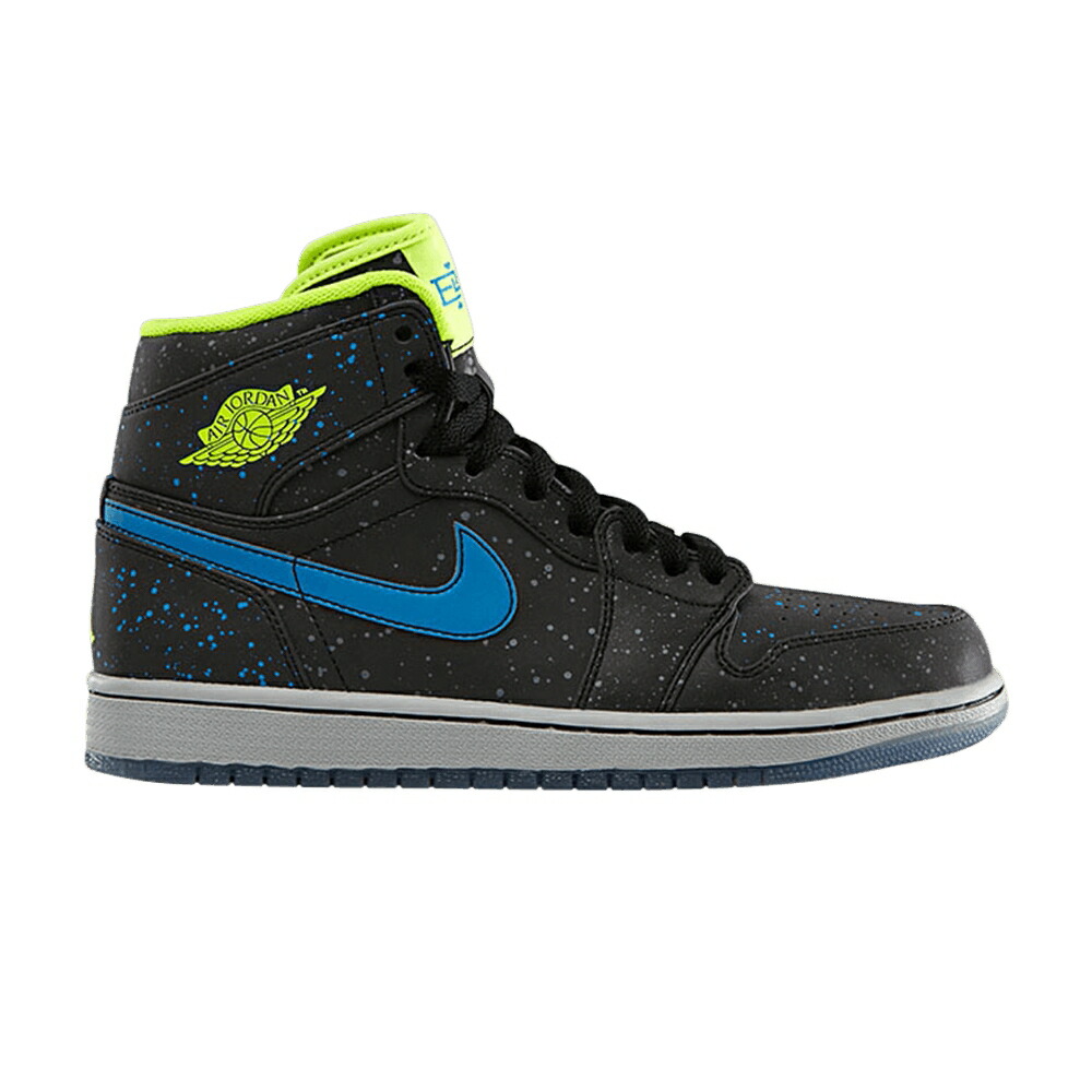 ナイキ ハイ 黒色 ブラック 青色 ブルー 白色 ホワイト エアジョーダン BHM スニーカー メンズ AIR JORDAN AIR JORDAN 1 RETRO HIGH / BLACK VOLT PHOTO BLUE WHITE
