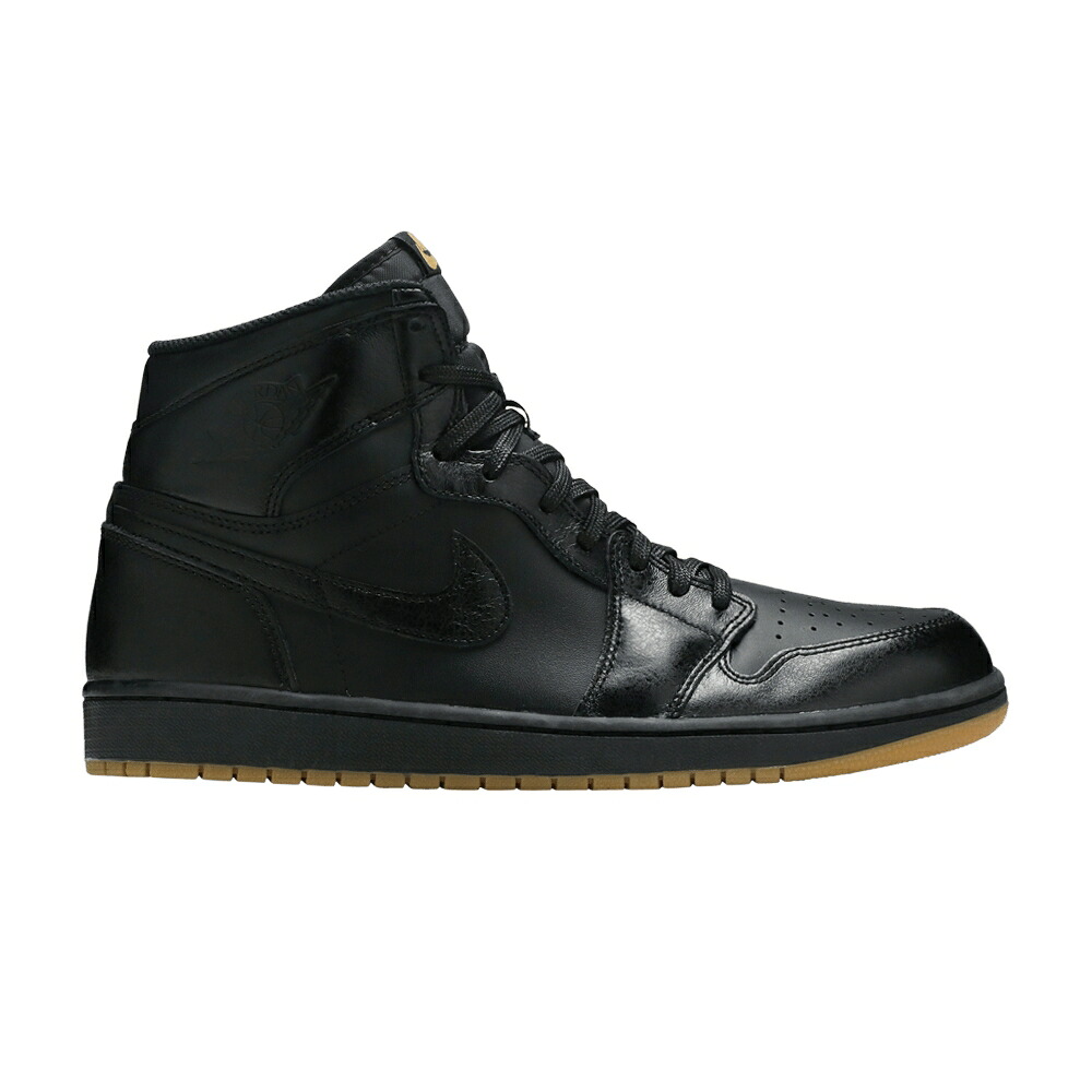 ナイキ 黒いこと 黒いこと エアジョーダン \u0027GUM BOTTOM\u0027 スニーカー メンズ AIR JORDAN AIR JORDAN 1 RETRO / BLACK GUM LGHT BRWN メンズ靴-スニーカー