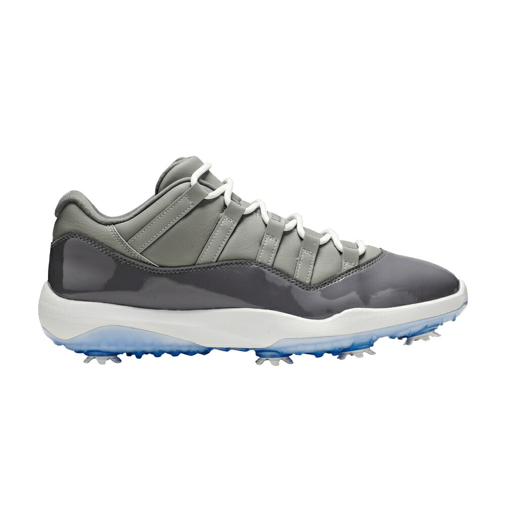 ナイキ ゴルフ 薄墨色 薄墨色 白いこと 白いこと エアジョーダン \u0027COOL GREY\u0027 スニーカー メンズ AIR JORDAN AIR JORDAN 11 LOW GOLF / MEDIUM GREY GUNSMOKE WHITE