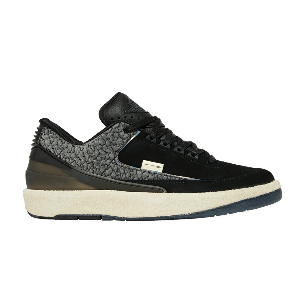 ナイキ 黒色 ブラック 灰色 グレー エアジョーダン RESPONSIBILITY スニーカー メンズ AIR JORDAN AIR JORDAN 2 RETRO SP LOW / BLACK ANTHRACITE SMOKE GREY
