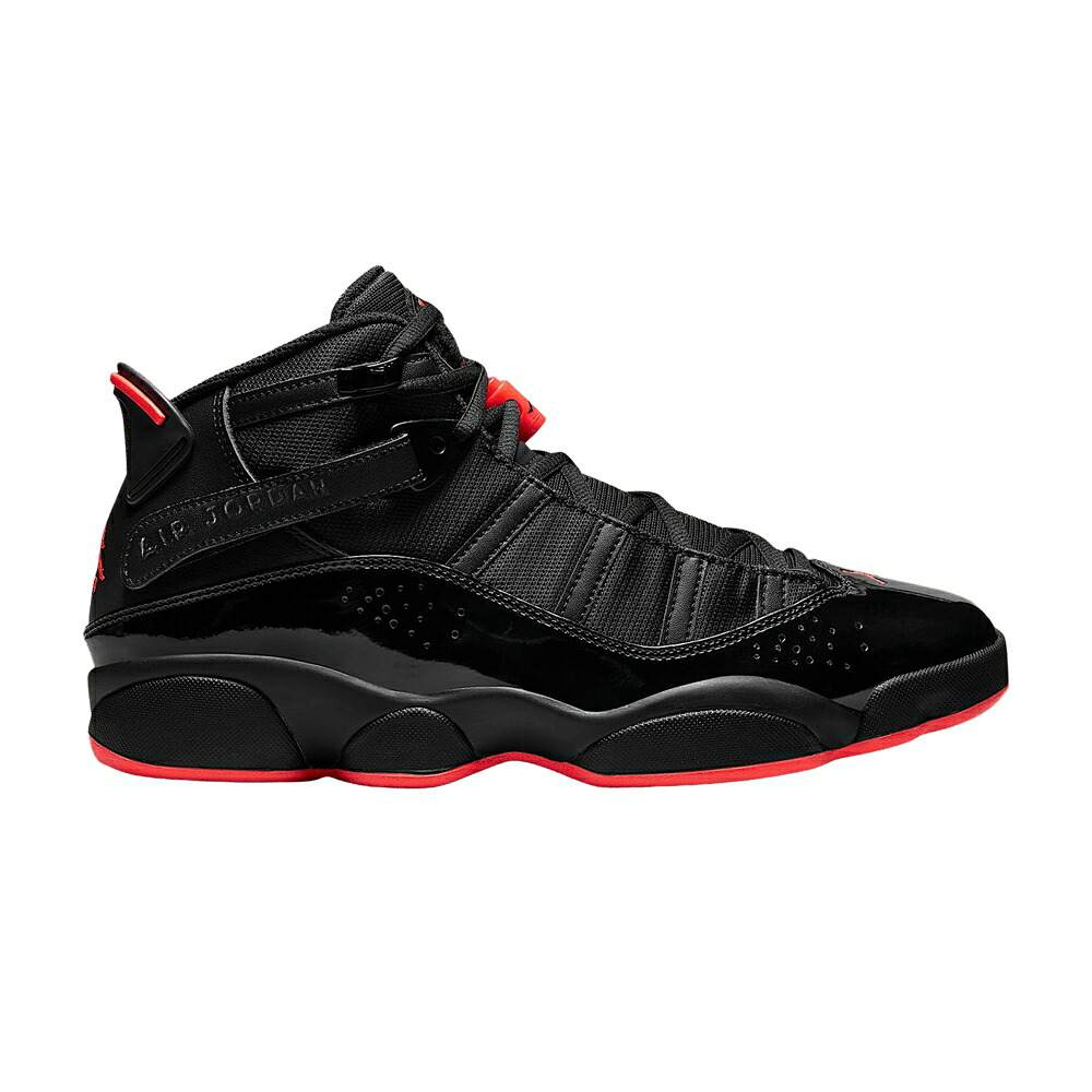 ナイキ 輪っか 黒いこと 黒いこと エアジョーダン \u0027BLACK INFRARED\u0027 スニーカー メンズ AIR JORDAN AIR JORDAN 6 RINGS / BLACK INFRARED 23 BLACK