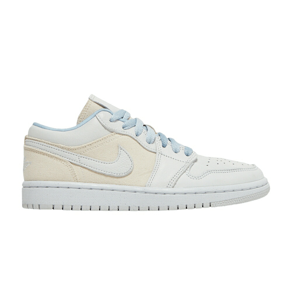 ナイキ 青色 ブルー エアジョーダン AIL CANVAS スニーカー レディース AIR JORDAN WMNS AIR JORDAN 1 LOW / IRIS WHISPER SAIL WORN BLUE
