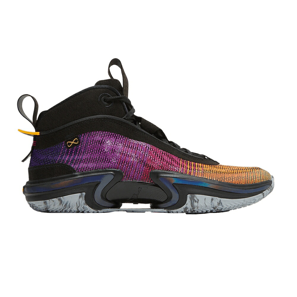ナイキ 黒いこと 黒いこと レーザ 橙 オレンジ色 サクラ色 エアジョーダン \u0027HEATWAVE\u0027 スニーカー メンズ AIR JORDAN AIR JORDAN 36 / BLACK LASER ORANGE DEADLY PINK
