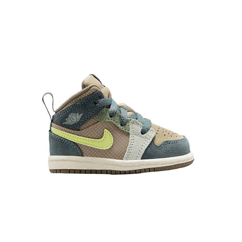 ナイキ ミッド カーキ オリーブ 薄墨色 薄墨色 エアジョーダン \u0027KHAKI\u0027 もの言う花 AIR JORDAN AIR JORDAN 1 MID SE TD / KHAKI HASTA OLIVE GREY LIGHT