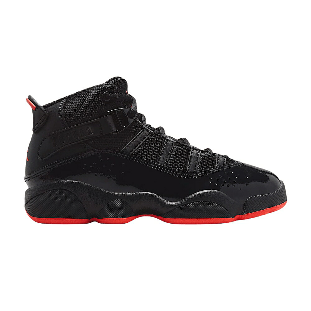 ナイキ リング 黒色 ブラック エアジョーダン 'BLACK 23' ジュニア キッズ AIR JORDAN AIR JORDAN 6 RINGS PS INFRARED / BLACK BLACK INFRARED 23 ベビー マタニティ スニーカー