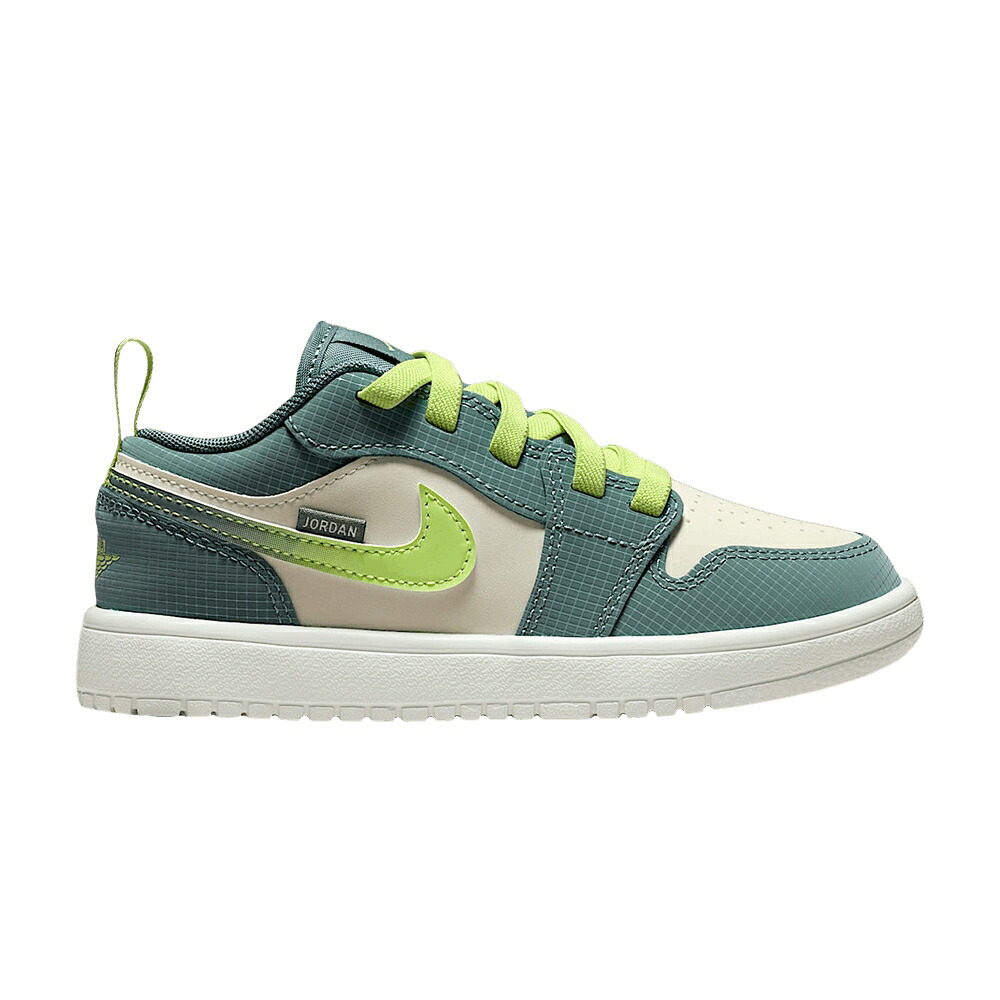 ナイキ 緑 グリーン エアジョーダン 'SEA GLASS' ジュニア キッズ AIR JORDAN AIR JORDAN 1 LOW SE PS / SEA GLASS HASTA GREEN ABYSS ベビー マタニティ スニーカー