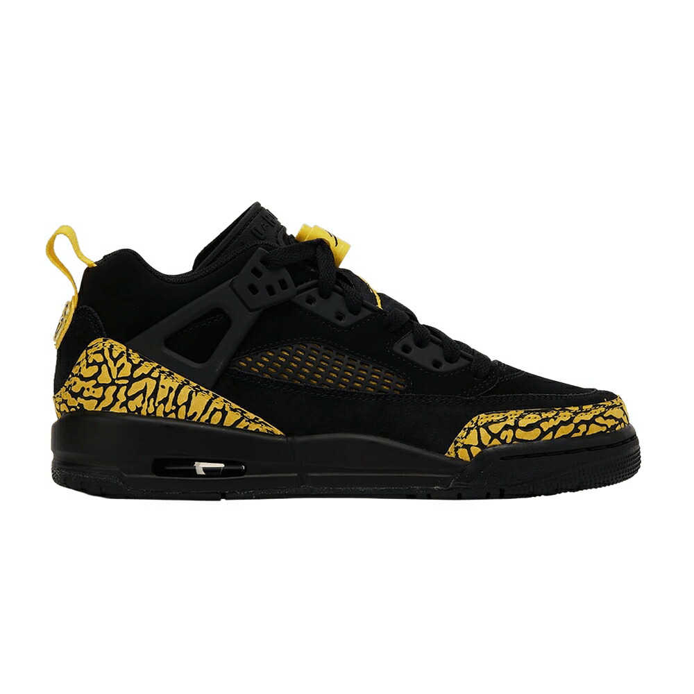 ナイキ スピード 黒色 ブラック 黄色 イエロー エアジョーダン BLACK YELLOW ジュニア キッズ AIR JORDAN AIR JORDAN SPIZIKE LOW GS SPEED / BLACK SPEED YELLOW ベビー マタニティ スニーカー