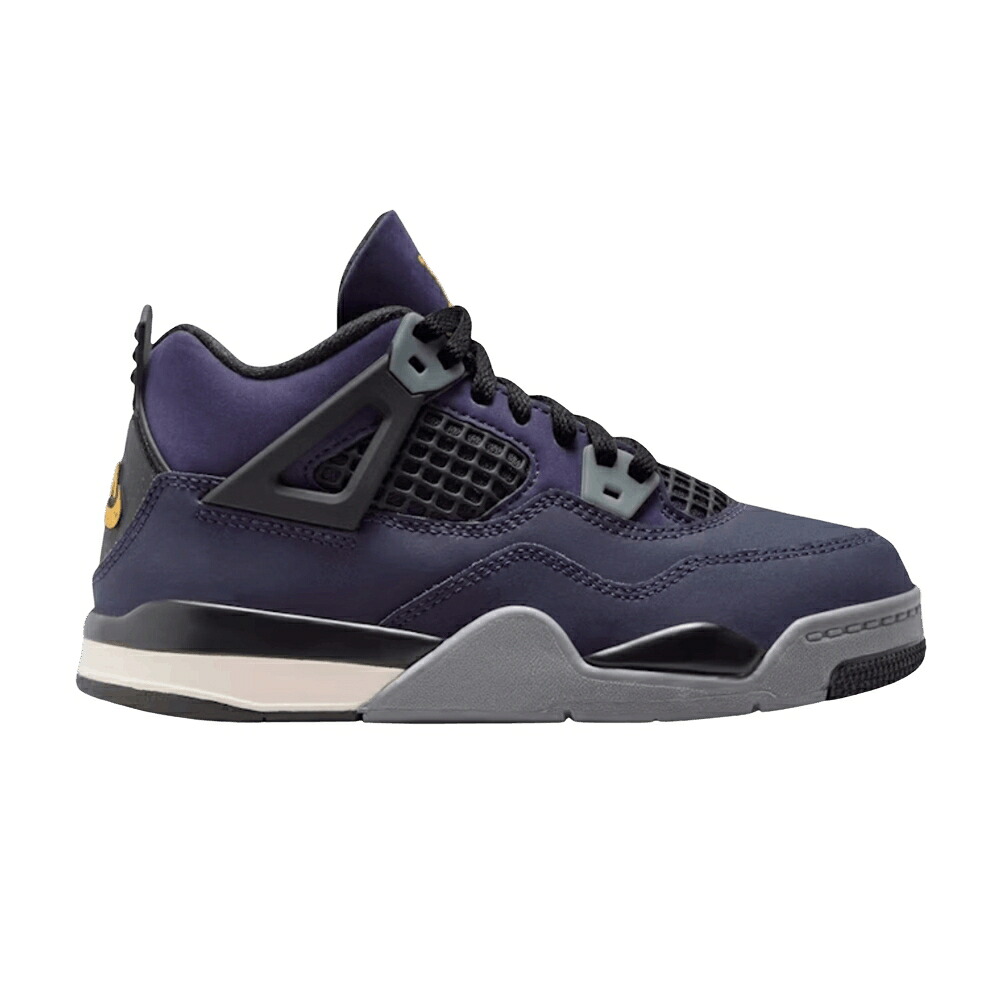 ナイキ 紫 パープル エアジョーダン \u0027LAKERS\u0027 お坊っちゃん キッズ AIR JORDAN AIR JORDAN 4 RETRO なおなお書き / IMPERIAL PURPLE MULTI COLOR もの言う花 マタニティ スニーカー