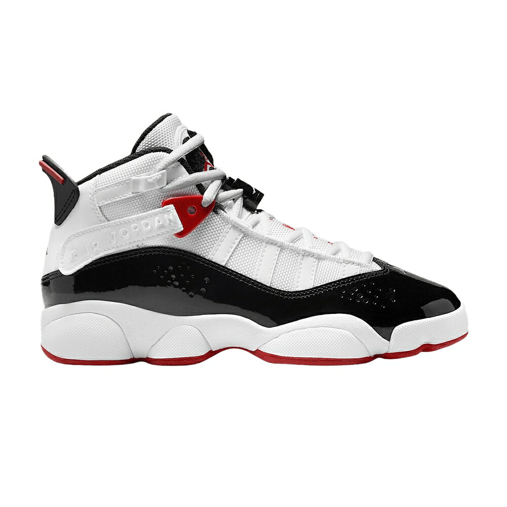 ナイキ リング 白色 ホワイト 赤 レッド 黒色 ブラック エアジョーダン 'WHITE BLACK' ジュニア キッズ AIR JORDAN AIR JORDAN 6 RINGS GS 'WHITE/VARSITY RED/BLACK' / WHITE VARSITY RED BLACK ベビー マタニティ ス
