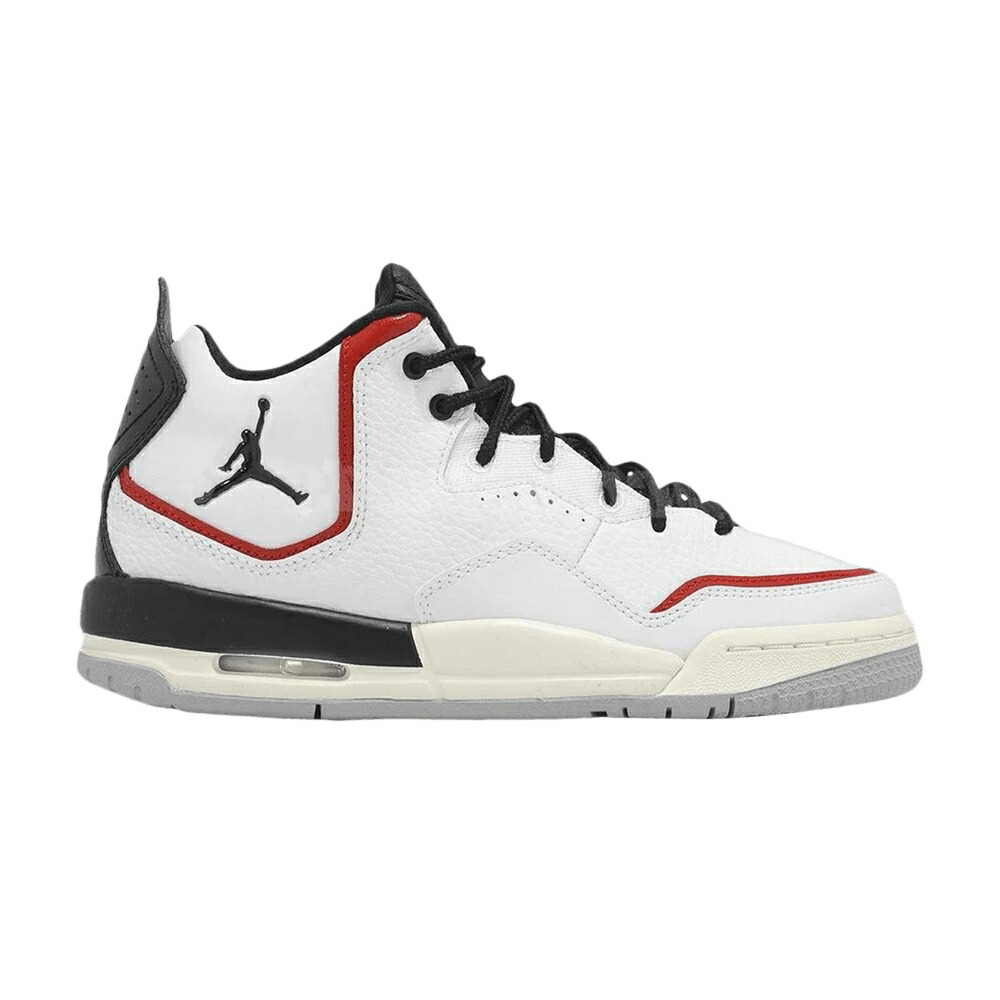 ナイキ 黒色 ブラック 白色 ホワイト 赤 レッド エアジョーダン 'WHITE RED' ジュニア キッズ AIR JORDAN AIR JORDAN COURTSIDE 23 GS BLACK VARSITY / WHITE BLACK SAIL VARSITY RED ベビー マタニティ スニーカー|スニケス