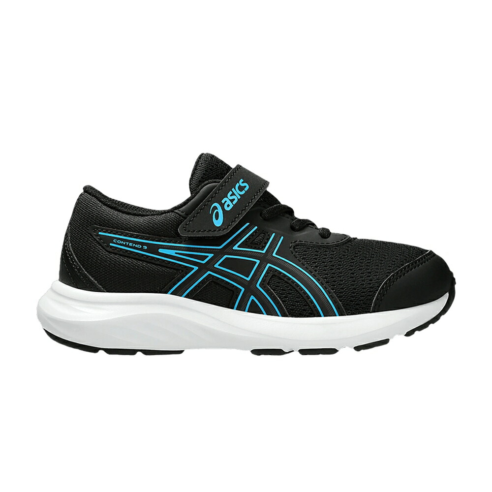 アシックス 黒色 ブラック アクア BLACK AQUA ジュニア キッズ ASICS CONTEND 9 PS DIGITAL / BLACK DIGITAL AQUA ベビー マタニティ スニーカー