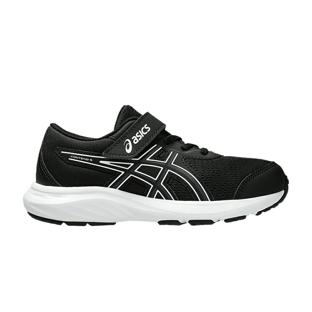 アシックス 黒いこと 黒いこと 白いこと 白いこと \u0027BLACK WHITE\u0027 お坊っちゃん キッズ ASICS CONTEND 9 なおなお書き / BLACK WHITE もの言う花 マタニティ スニーカー