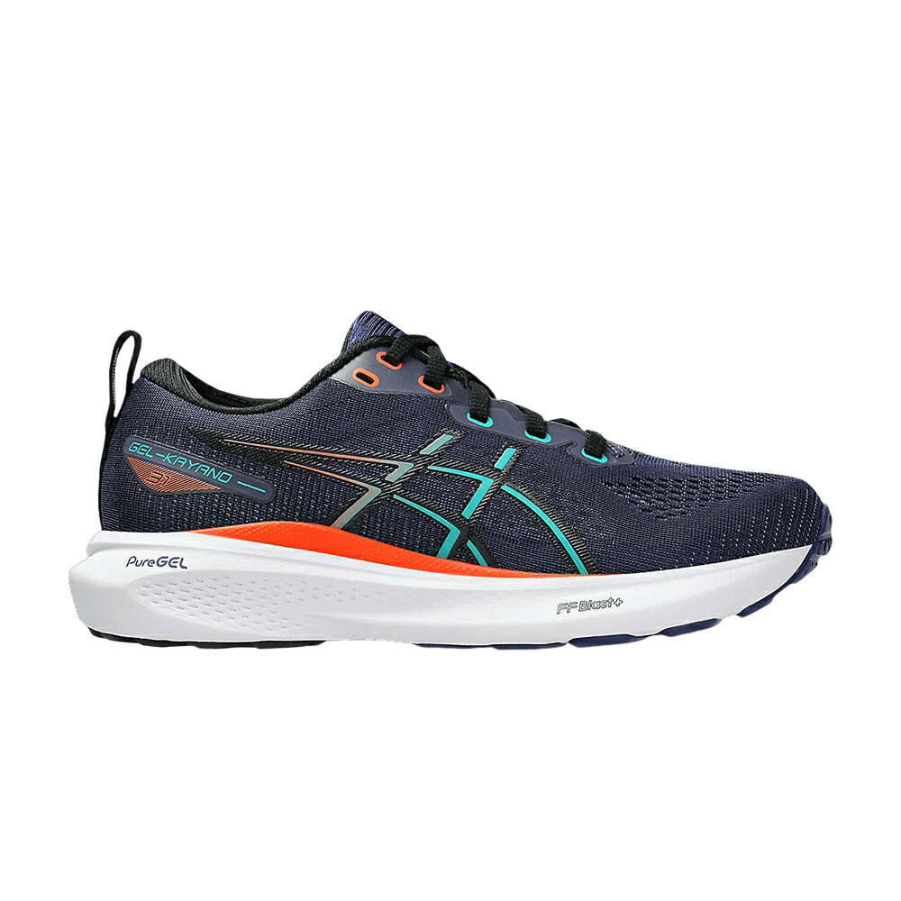 アシックス 藍色 インディゴ 青色 ブルー 黒色 ブラック 'INDIGO BLUE' ジュニア キッズ ASICS GEL KAYANO 31 GS / INDIGO BLUE BLACK ベビー マタニティ スニーカー｜スニケス