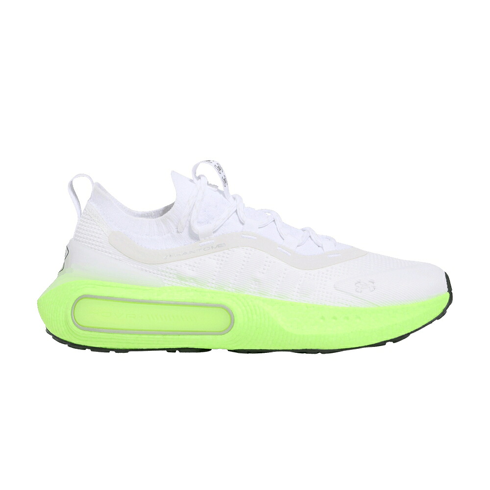 白いこと 白いこと 緑 緑であること 黒いこと 黒いこと アンダーアーマー \u0027WHITE GREEN\u0027 スニーカー メンズ UNDER ARMOUR UNDER ARMOUR HOVR PHANTOM 4 HYPER / WHITE HYPER GREEN BLACK